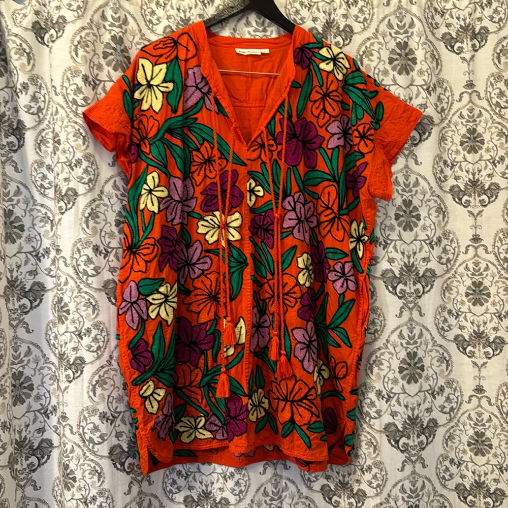 Roller Rabbit floral mini dress